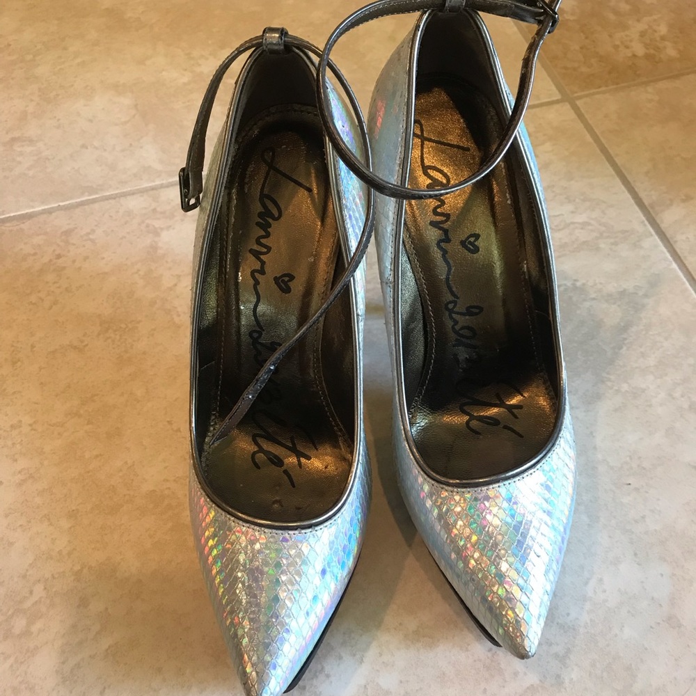 Lanvin iridescent pumps